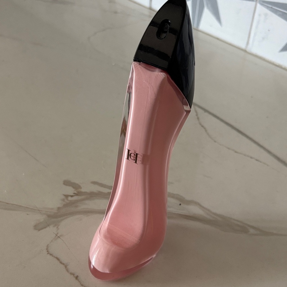 Chic Pink Stiletto Perfume Bottle